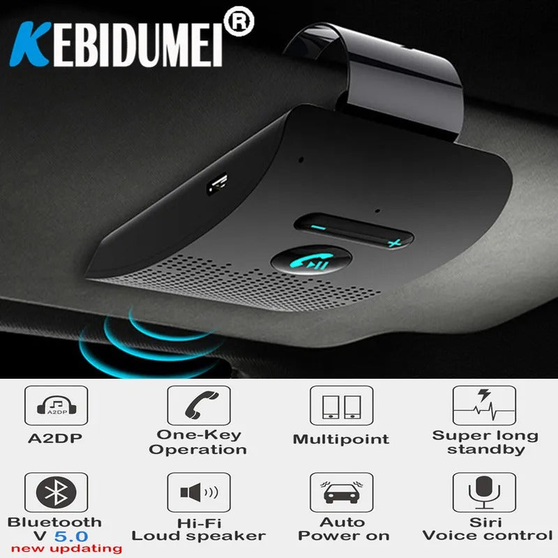 Bluetooth 5.0 Handsfree Car Kit